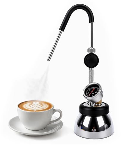 Generic Steam Milk Frother, 2 Bar Stainless Steel Frothing Machine