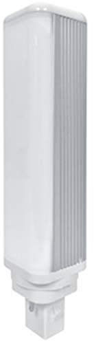 GE 92990 - Lámpara LED de 2 pines, esmerilada, 3500 K (blanco brillante), base G24D, 80 CRI, UL, 50.000 años de vida útil