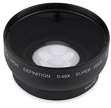 52mm 0.45X Universal Wide Angle Macro Lens Suitable for Camera Canon/Nikon/Sony/Pansonic/Olympus