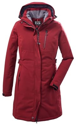 Killtec Damen Parka Funktionsparka mit abzippbarer Kapuze KOW 165 WMN PRK wasserdicht, Winddicht, atmungsaktiv