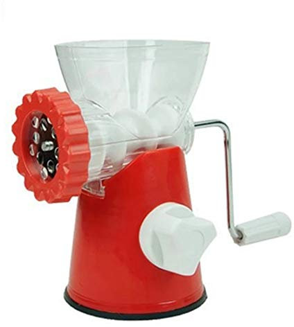 Tritacarne Manuale Tritacarne Manuale Tritacarne Multiuso Macchina Insaccatrice per Carne Verdura per Cucina (Color : Red Size : 18x10.3x10.5cm) (Red 18x10.3x10.5cm)