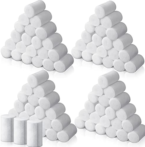 Nuanchu 100 Rolls Cast Padding Soft Individual Pack Plaster Cloth Medical Gauze Pads Plaster Gauze for Wound Care Supplies, Halloween Wrap Bandage, Art Projects, Body Casts, 4 Inch x 8.9 ft