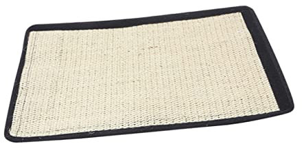Amosfun Katzenkratzmatte Aus Langlebigem Sisal Große Tragbare Kratzfläche 40,5x30cm Möbel Und Sofaschutz Für Katzen Praktisches Haustierspielzeug Und Krallenpflege