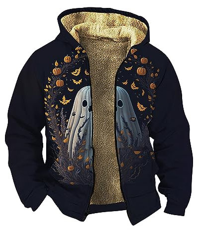 KONG JIMFAN Winterjacke Herren Army Shirt Arbeitsmantel Herren Daunenjacken Daunen Winterjacke Herren Softshelljacke Herren Tshirt Fahrrad Poncho Regen Herren Strickjacke Herren Wolle(Black,3XL)