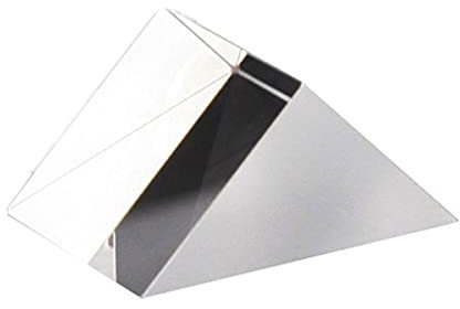 MIFANI Optisches Glas, dreieckiges Prisma, optisches Glas, Prisma, Linse, K9, optische Komponenten, Glas, 30 x 40 x 40 mm, for Fotofotografie, Prisma
