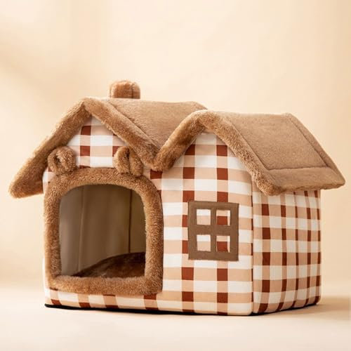 Blissbuilt Modernes Haustier-Sofa Plüsch Weich Haustierbett Stilvolles Haustiermatte Katzenbett warme Bequeme Luxus Waschbar flauschig rutschfeste Unterseite für Kleine und Mittlere Hunde und Katzen