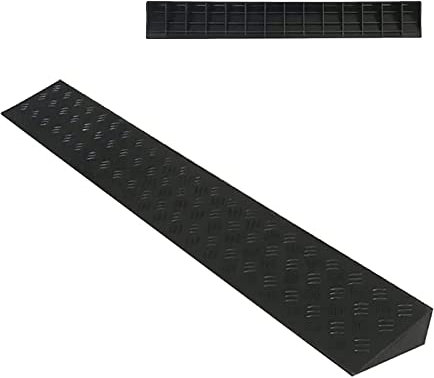 rutschfeste Rollstuhlrampe, tragbare Bordsteinrampe aus Gummi, Allzweckrampe für den Zugang zu Mobilitätsschwellen, leichte Eingangsrampe für Hausstufen, Treppen, Türen, Roller
