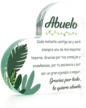 Regalos Para Padres Abuelo Placa Acrílica Para Abuelo Regalos Regalo Abuelo Cumpleaños Regalos Para Abuelos Regalo Abuelo Navidad, Regalo Abuelos, Regalos Abuelos Regalos Abuelo
