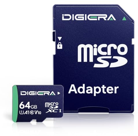 64 GB CT100 microSDXC UHS-I Speicherkarte mit Adapter - bis zu 100 MB/s, C10, U1, V10, Full HD, A1, Micro-SD-Karte für Smartphones, Tablets, Kameras, Spielekonsolen und Drohnen (1 Stück)