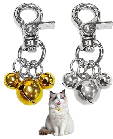 2 Campanelli Per Collare Per Animali Domestici, Decorazione Per Collare Per Animali Domestici, Campanelli In Metallo, Articoli Per Animali Domestici, Accessori Per Collare Per Animali Domestici