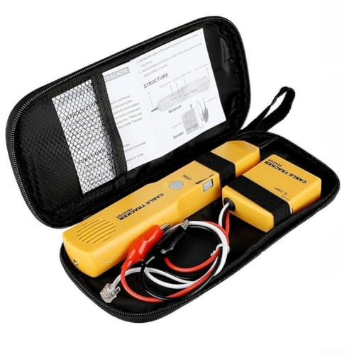 Tracciatore di filo elettrico RJ11 Line Finder con indicatori LED per rilevamento aperto e corto circuito