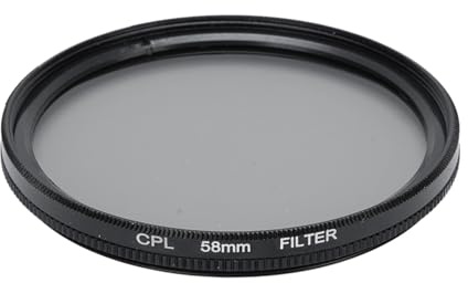 Filtre de Polarisation des Filtres Circulaires, Filtre CPL Haute Définition à Haute Définition en Revêtement Multicouche, Filtre Polarisant Circulaire pour Lentilles de la Caméra (49 mm) (52 mm)