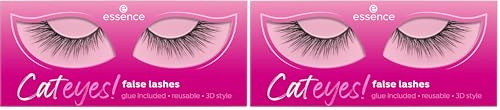 Essence Pestañas Artificiales Cateyes!, De Larga Duración, Efecto Pestañas Artificiales, Volumen Extremo, Expresión Del Resultado (1Pair) (Paquete de 2)