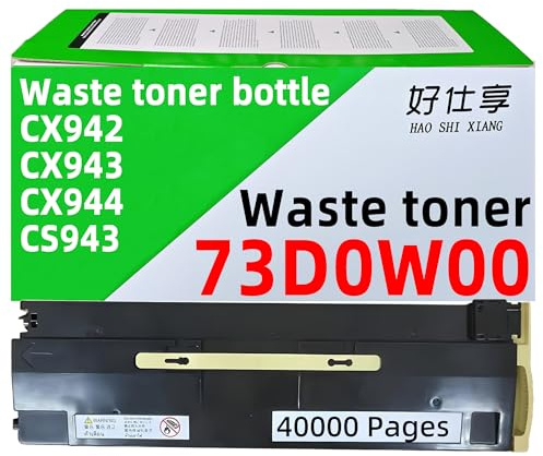 73D0W00 Waste Toner Container Compatible with Lexmark CS943 CS943de Color Printer Waste Toner Bottle