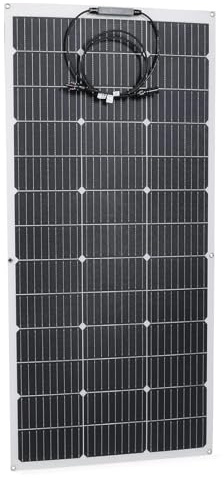 Kit Panel Solar 100W-1000W Portátil | Placa Solar Flexible con Regulador | Cargador de Baterías 12V/24V | para Autocaravana, Barco, Camping, Emergencias 1PC100W