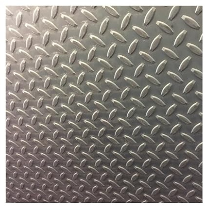 LeMétal - Tôle acier larmée 3/5 mm- Dimensions au choix (Largeur 1000 mm, Longueur 600 mm)