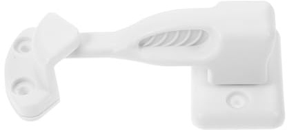 YUYUETIME Pestillo Para Escotilla De Autocaravana De Nylon Blanco 3.46X1.41X1.29In Con Tornillos Para Gabinete Accesorio Para Equipos De Exterior En Viajes
