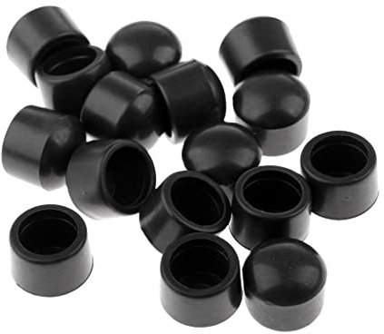 Perfeclan Tischfußball Zubehör Endkappen Abdeckung 14mm für 1,2 m Kickertisch