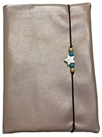 la.nunu Windeltasche - Kunstleder Braun - Handarbeit - Wickeltasche Windeln Feuchttücher Baby Tasche