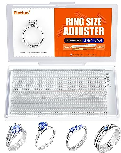 Ringgrößenversteller für lose Ringe, unsichtbarer transparenter Silikon-Schutz, Clip, Schmuckbefestigung, passt auf fast jeden Ring für Damen und Herren