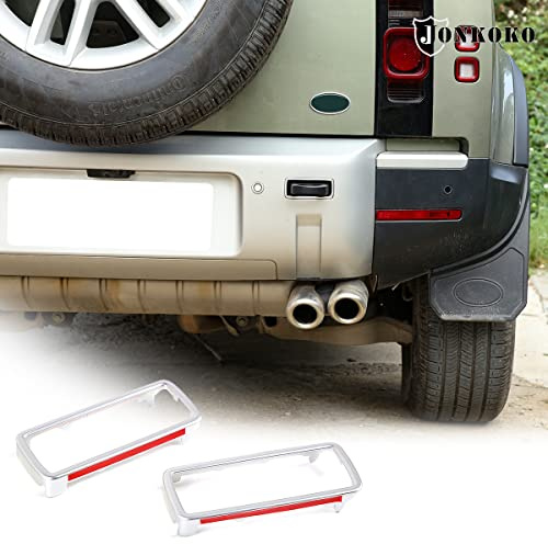 Gancho de remolque de aleación de aluminio resistente para remolque compatible con LR Defender 90 110 2020 2022 Kit para accesorios de remolque (2 unidades, marco decorativo con agujero de gancho