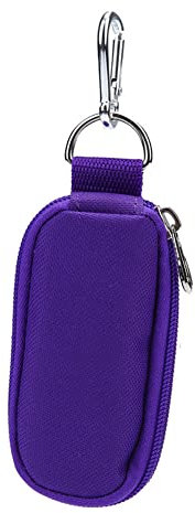 woyufen Stockage d'huiles essentielles - Étui de Transport pour Organisateur de Bouteilles d'huiles essentielles avec 10 emplacements | Sac de Rangement pour Bouteilles d'huile Essentielle Porte-clés