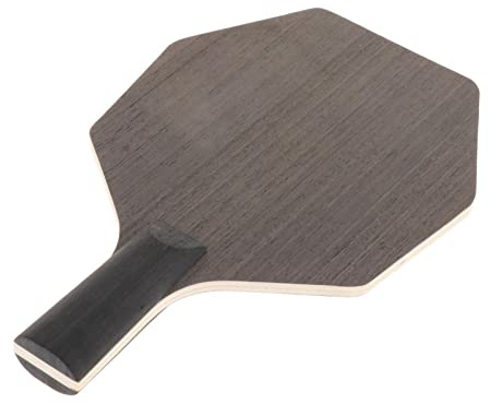 Perfeclan Tischtennisschläger Grip Penhold Grip Holz sechseckig geformt Unisex Quick Attack Players Pong Paddle 5-lagig für Wettkampfsportler