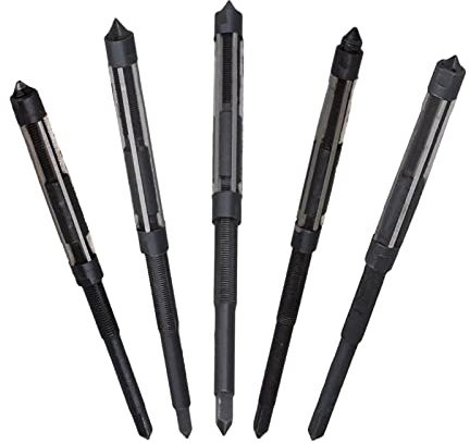 QUNINE 5PCS HSS Einstellbare Hand Reibahle Set 6,25-6,75 6,75-7,25 7,25-7,75 7,75-8,5 8,5-9,25 High Speed Stahl Hand Reibahlen Schneiden Werkzeuge