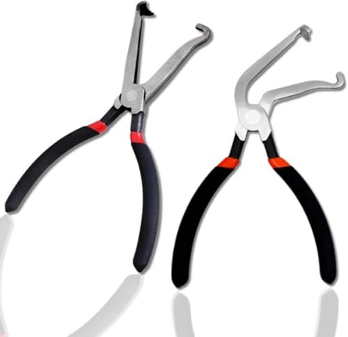Electrical Disconnect Pliers,Electrical Connector Pliers for Cars,Automotive Electrical Tools,Fuel Line Petrol Clip Pipe Pliers, Automotive Hose Disconnect Tools for Push Tab Style Plugs (A+B)