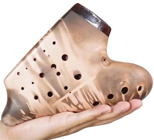 Dreifache Okarina-Basis, Keramik-Okarinas, Professionelle Musikinstrumente, Bietet Zubehör Für Ocarina Of Time Professionelles Ocarina-Instrument(Alto G)
