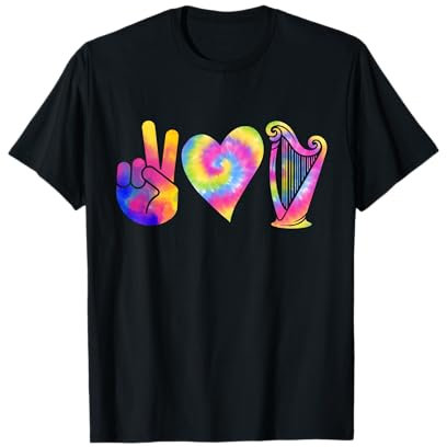 Harfenspieler Harfe T-Shirt