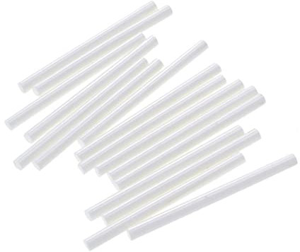 SOIMISS 20stücke Heißklebepistole Klebesticks Weiß Allzweck Schmelzklebestifte Für Diy Basteln Geruchsfreie Flexible Plastik Schmuckverklebung Leicht Tragbar Für Heimwerker Und Handwerkesi