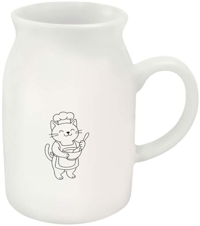 Azeeda 300ml 'Baking Cat' Ceramic Milk Jug (MJ00019325)