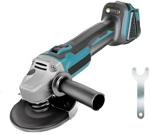 Akku Winkelschleifer，Ersatz für Makita DGA504Z, Akkuflex Bürstenlos Trennschleifer Scheibe 125mm，Winkelschleifer ohne Kabel Schleifen zum Entfernen von Farbe und Mörtel（Nur Körper）