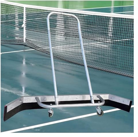 Spazzolone per acqua, Spazzatrice for campi da tennis for rimozione acqua Pavimento Navetta for pioggia Scopa in acciaio inossidabile for carichi pesanti for for pavimenti
