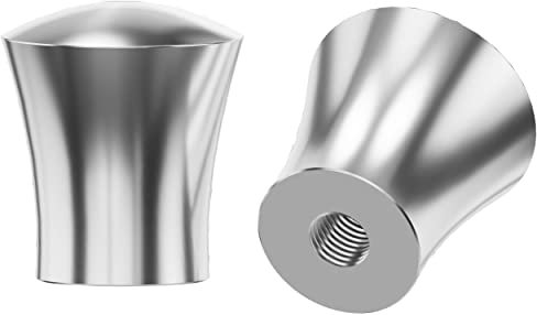 SCHILDER SYSTEME Pomelli in acciaio inox, 8 pezzi M4, filettatura interna, manico di alta qualità per armadio, cassetto, bagno, cucina