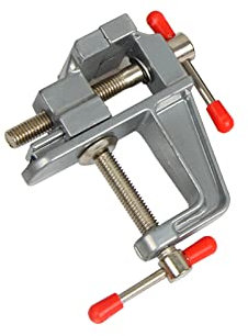 Aluminum Alloy Bench Vise Small Mini Table Clamp Vice Portable Work Bench Vise for Small Work Crafts Woodworking