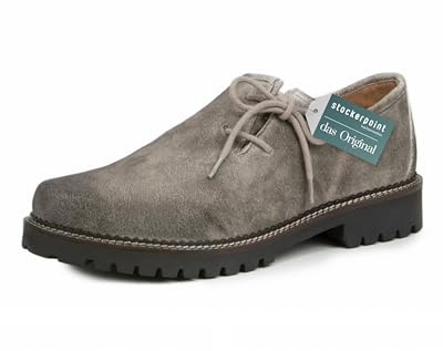 Stockerpoint herr havrelskor Tailor I storlek 40–47 I Traditionella skor av högkvalitativt läder I Optimal passform och traditionell design I perfekt för dräkter och festligheter, rök vintage, 42 EU