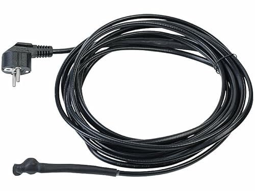 Royal Gardineer Begleitheizung: Frostschutzkabel mit Thermostat, 4 m Heizkabel, 60 Watt, IPX7 (Heizband, Palmen-Heizung, Gewächshausheizung)