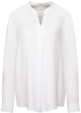 Seidensticker Damen Regular Fit Langarm Bluse, Weiß, 38 EU