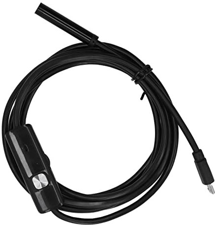 Telecamera di Ispezione 'Endoscopio USB, Telecamera per Endoscopio Industriale con 6 Luci LED Regolabili, Telecamera 1,3 MP per Ispezione Tubi, Manutenzione Auto, Visione (2M)