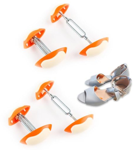 FENGQQKJ 4 Stück Schuhdehner, Schuhdehner Schuhweiter Schuhspanner Verstellbar 7-12 cm Drückende Schuhe Weiten, Rutschfest Geeignet für Lederschuhe Stiefel High Heels Sportschuhe Leicht und Tragbar