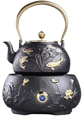 Bouilloire à Thé Japonaise Ensemble De Théière En Fonte, Théière Japonaise, Bouilloire Tetsubin, Outils, Bouilloire À Thé 1,5 L Et Cuisinière Bouilloire Saine