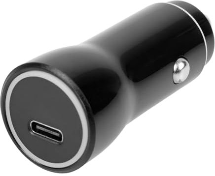 TURBOCAR - Chargeur USB Prise Allume Cigare, Chargeur 12v Voiture - Chargeur Allume Cigare USB - avec 1 Port USB-C - Tension d'entrée 12v/24v - Tension de Sortie 5v 1000mA - Couleur: Noir - Pratique
