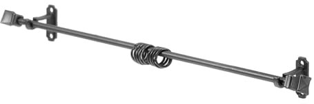 TOYANDONA 1 Juego Barra De Cortina De Casa De Muñecas Vara Puerta Muebles De Casa De Muñecas En Miniatura Barras De Cortina Barra De La Cortina Miniaturas Piscina Cifra Felpa Black Aleación