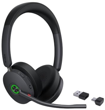 Yealink BH 74 UC Headset - Bluetooth, Hybrid ANC, 32h Talk Time, USB-C/A, 50m Range
