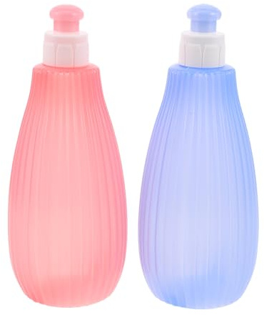 Toyvian 2 bottiglie per bidet da bagno per neonati: spruzzatore portatile da 350 ml per il lavaggio del sedere - bidet portatile da viaggio - spray per doccia per le parti intime