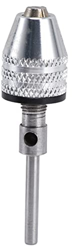 Haofy Adaptador de Controlador de Impacto de Portabrocas sin Llave, Portátil, Aprieta Manualmente para Amoladora Eléctrica, Acero Al Carbono de 0,3-3,4 Mm para Talleres Profesionales