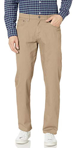 Amazon Essentials Men's Athletic-Fit 5-Pocket Stretch Twill Trouser (Available in Big & Tall)
