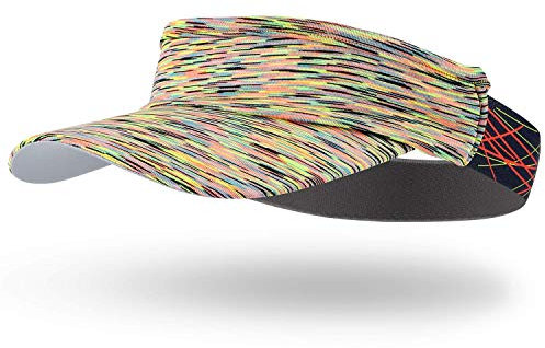 Arcweg Visor Elastisch Sonnenschild Mit Frottee Stirnband Tragbar Schweißaufnehmbar Sonnenhut Visor Hat Sport Cap Schirm für Tennis Running Golf Wandern (Gelb, One Size)